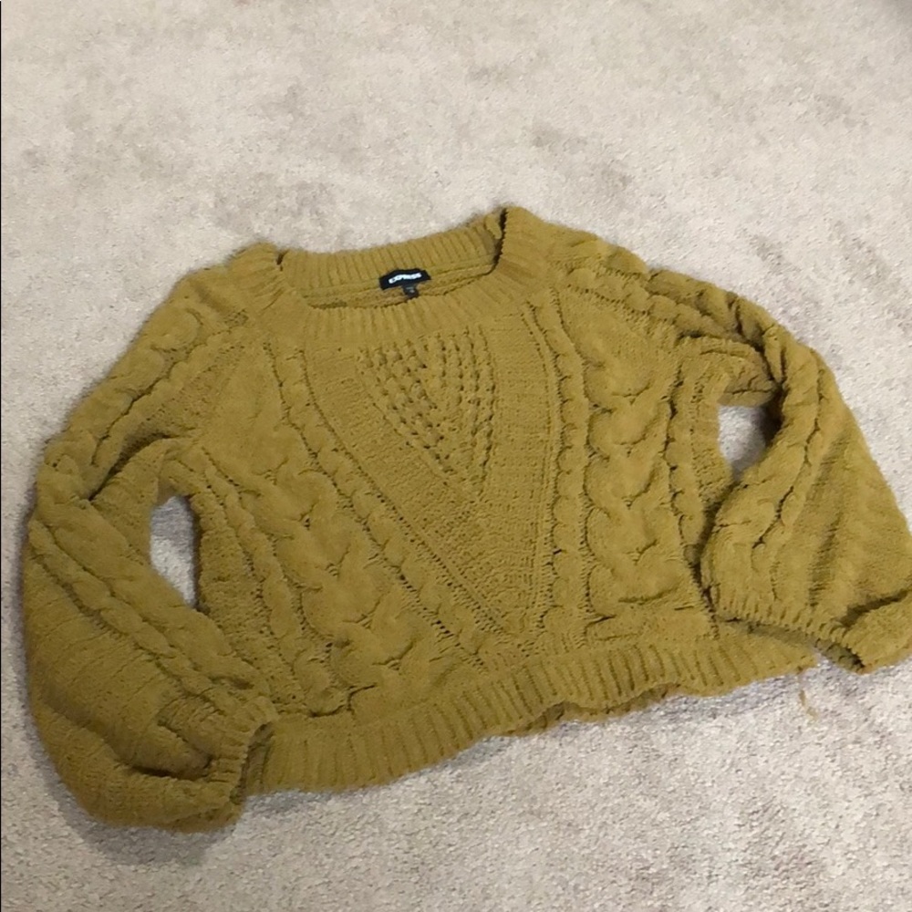 Express Boatneck, Bell Sleeves Sweater